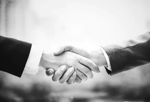 A warm handshake